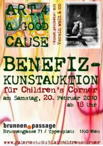 Benefiz-Kunstauktion für Children's Corner